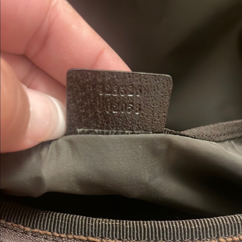 Gucci Brown Baby Bag with Signature Monogram - Picture 9 of 12
